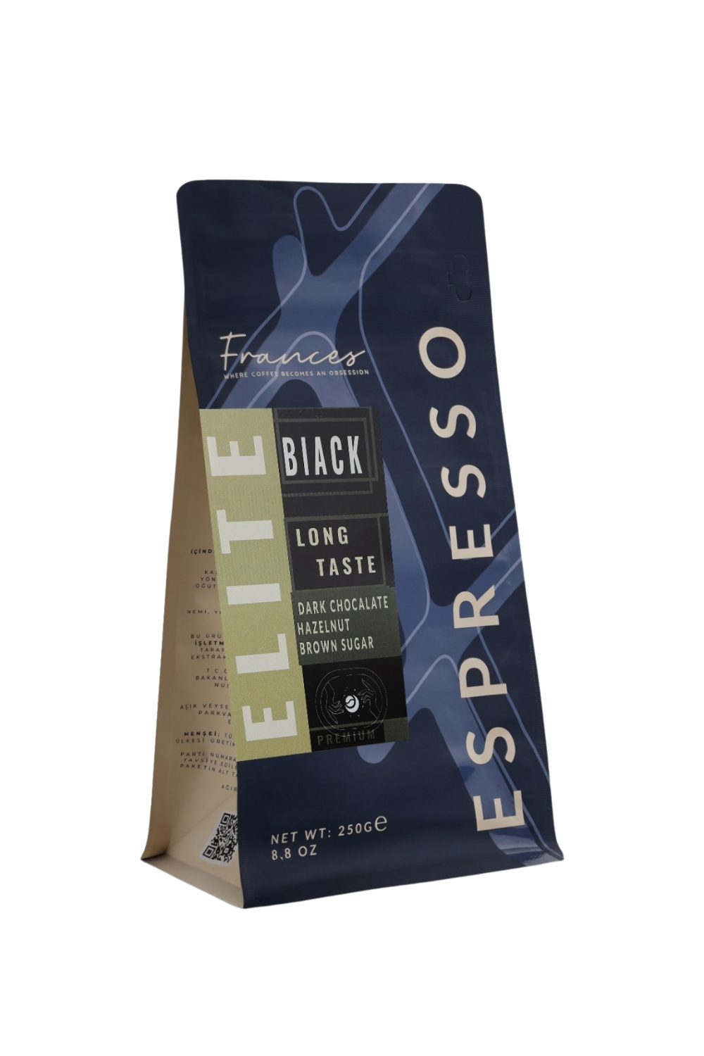 %100 Arabica Elite Black | Espresso | 3*250 GR | Orta-Yüksek Yoğunluk - Görsel 2
