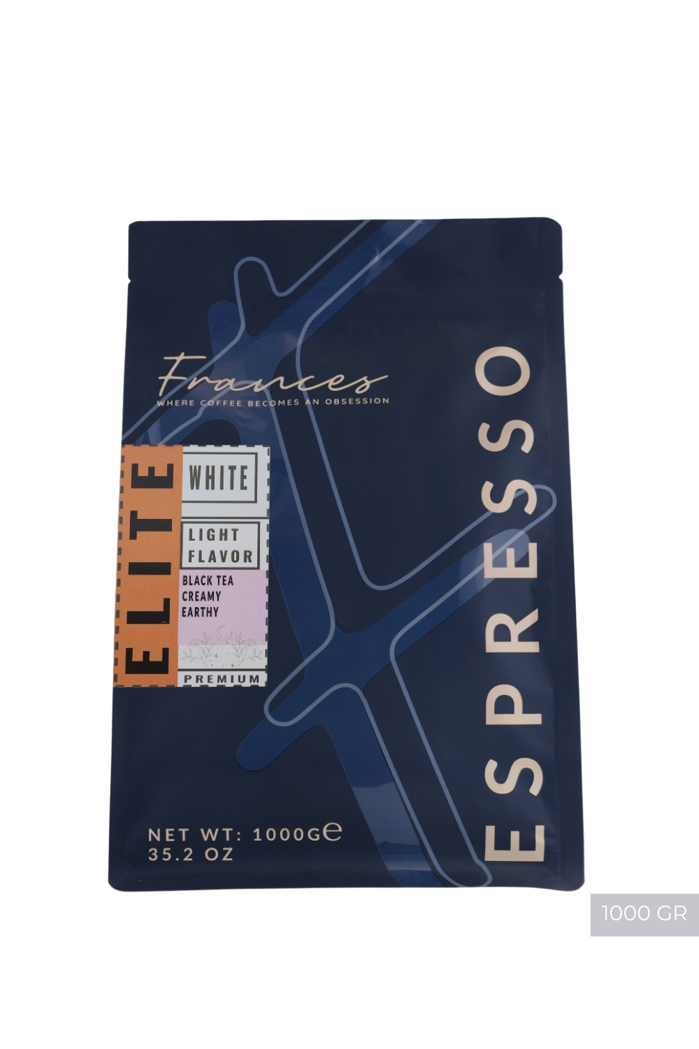 %100 Arabica Elite White | Espresso | 1000 GR | Orta Yoğunluk - Görsel 1