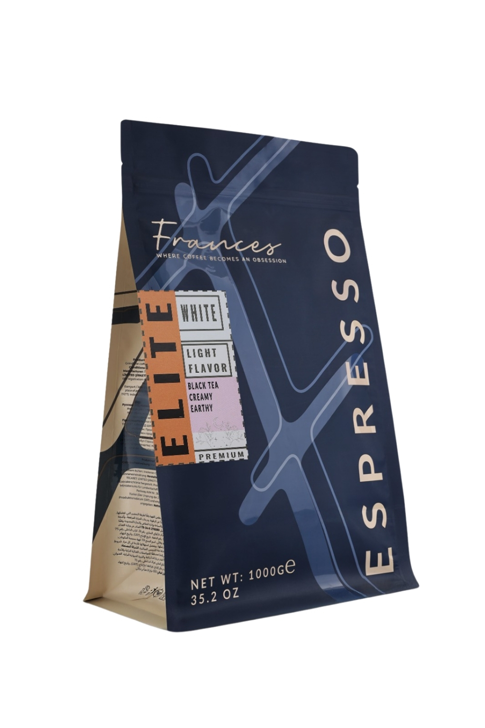 %100 Arabica Elite White | Espresso | 2*1000 GR | Orta Yoğunluk - Görsel 2