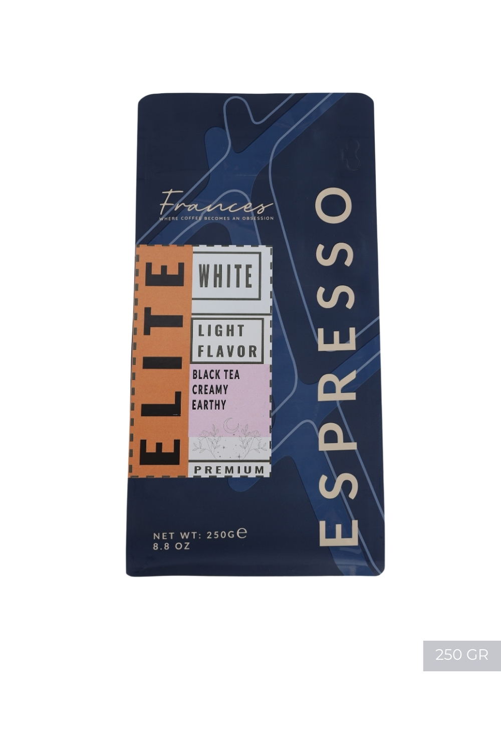 %100 Arabica Elite White | Espresso | 250 GR | Orta Yoğunluk - Görsel 1