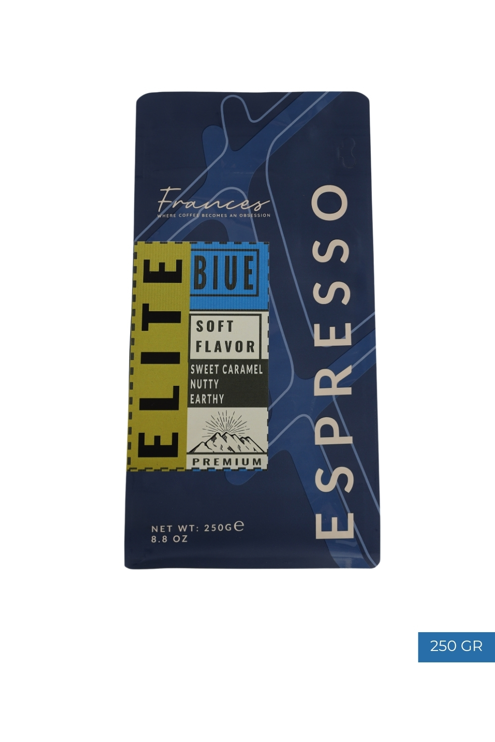 %100 Arabica Elite Blue | Espresso | 250 GR | Orta Yoğunluk - Görsel 1