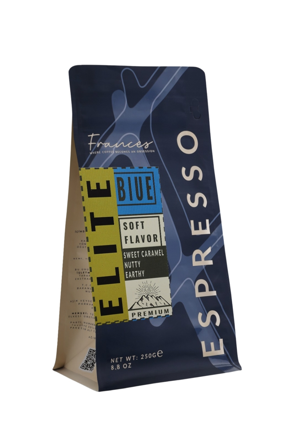 %100 Arabica Elite Blue | Espresso | 3*250 GR | Orta Yoğunluk - Görsel 2